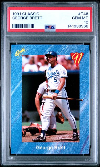 1991 Classic #T46 George Brett front