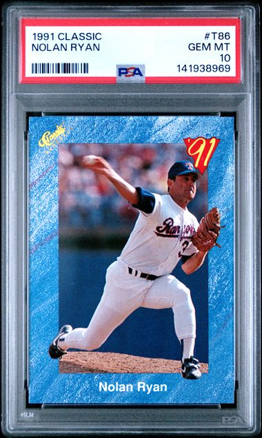 1991 Classic CLASSIC #T86 Nolan Ryan front