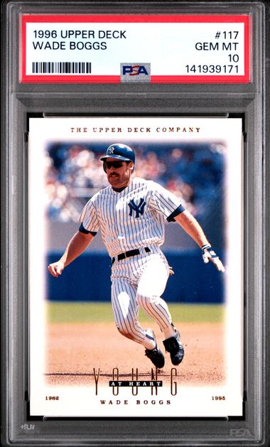 1996 Upper Deck Upper Deck Deckcompany The Upper #117 Wade Boggs front