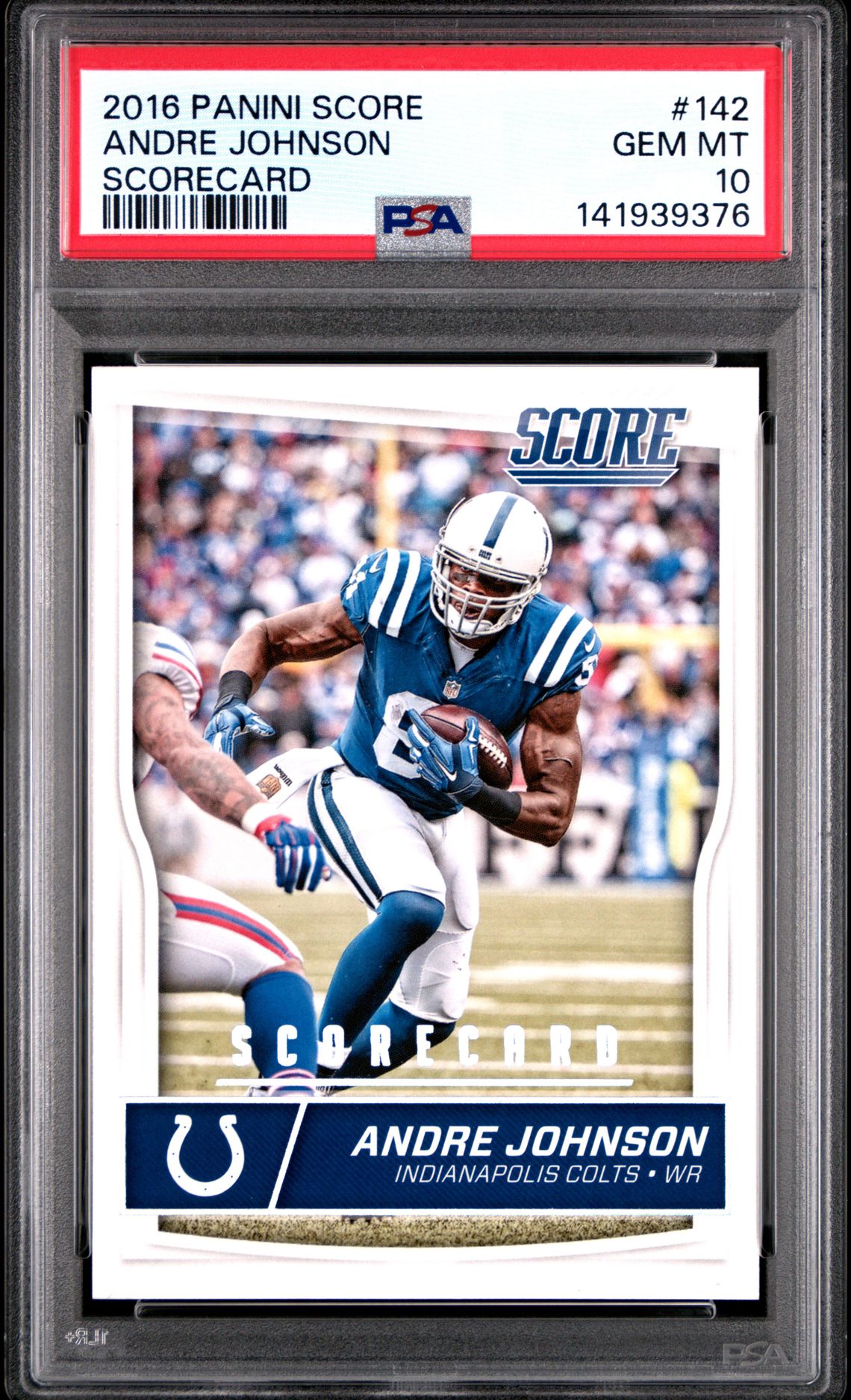 2016 Panini PANINI SCORE SCORECARD #142 Andre Johnson front