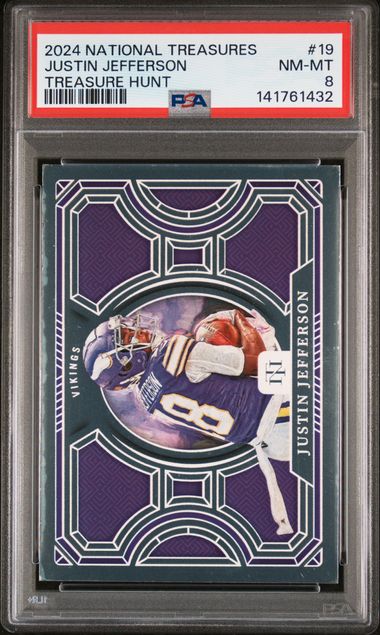 2024 Panini National Treasures #19 Justin Jefferson front
