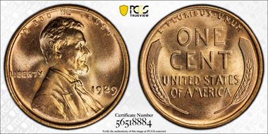 1929 1C MS67RD