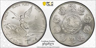 2014-Mo Onza Libertad Ag MS67