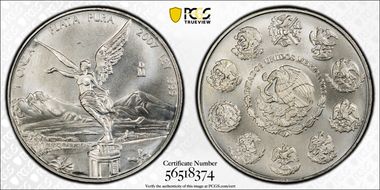 2007-Mo Onza Libertad Ag MS67