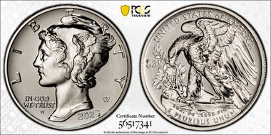 2025-W $25 Palladium, Reverse Proof First Strike PR70