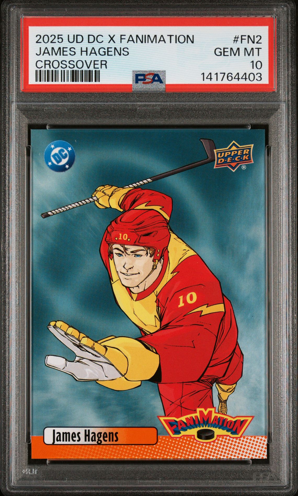 2025 Upper Deck UPPER DECK DC X FANIMATION CROSSOVER #FN2 James Hagens front