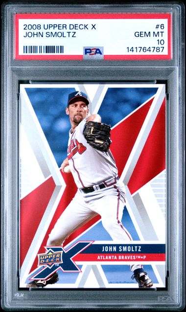 2008 Deck X #6 John Smoltz front