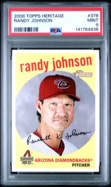 2008 Topps TOPPS HERITAGE #376 Randy Johnson front