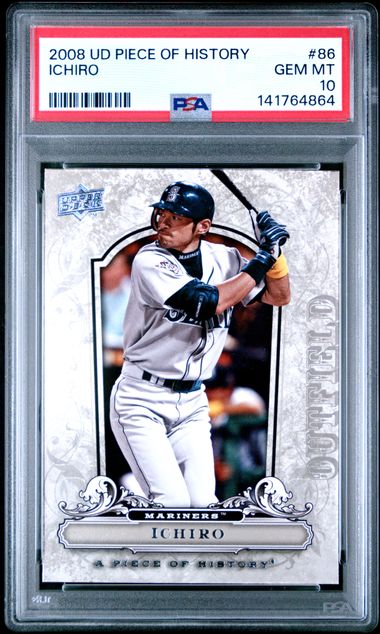2008 Upper Deck UPPER DECK PIECE OF HISTORY #86 Ichiro front