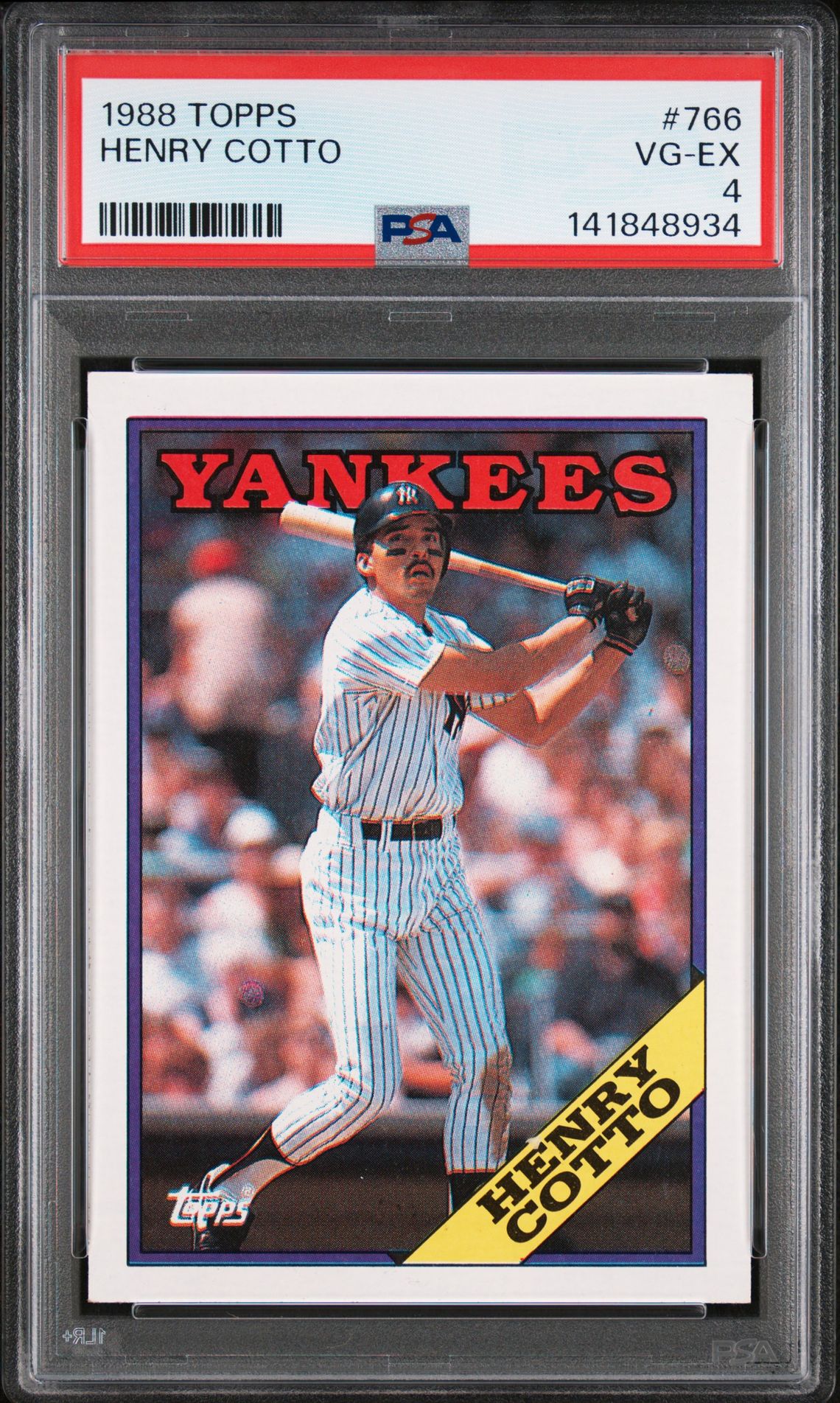 1988 Topps TOPPS #766 Henry Cotto front