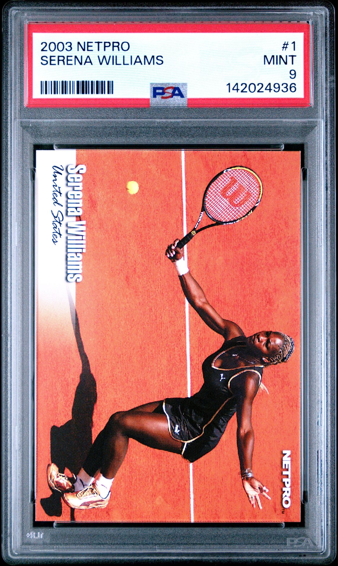 2003 NETPRO ELITE EVENT EDITION #E2 Serena Williams front