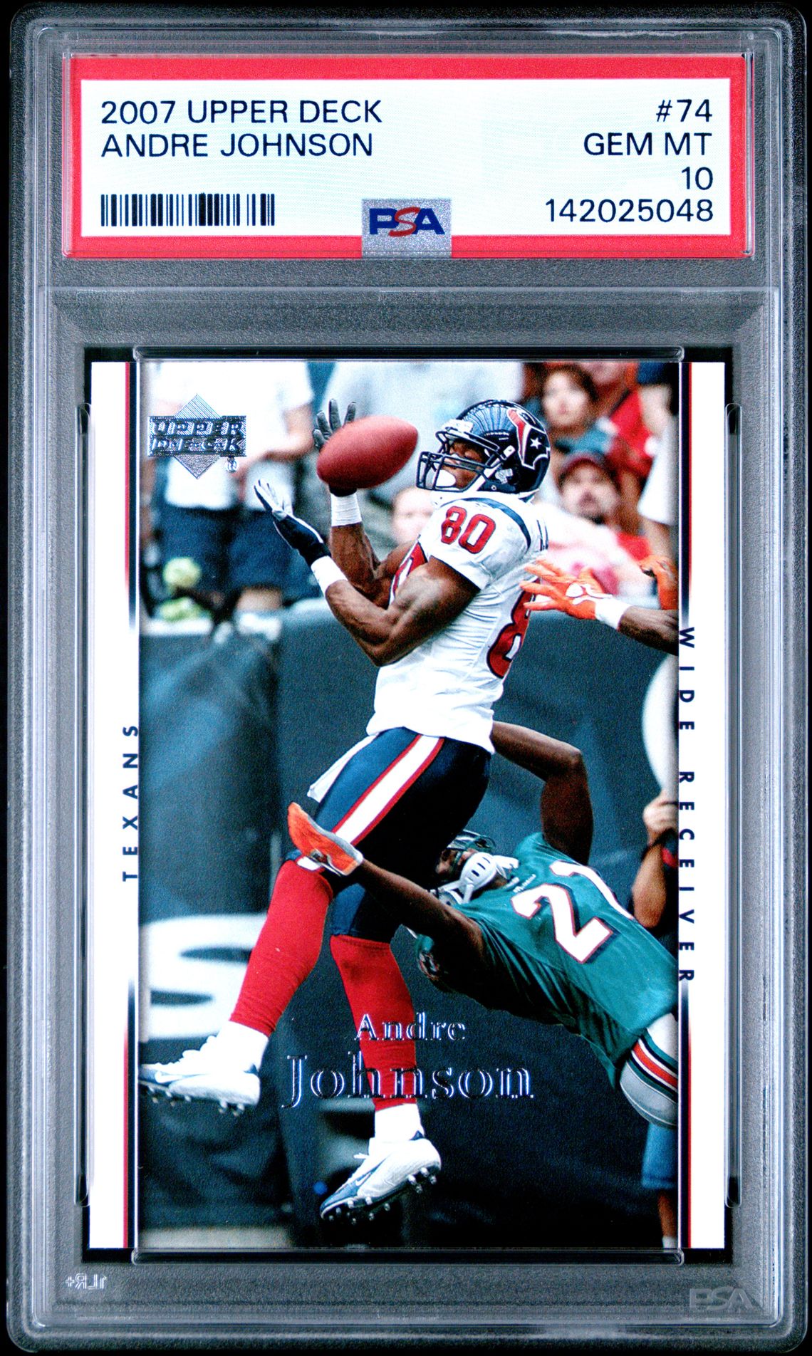 2007 Upper Deck UPPER DECK #74 Andre Johnson front