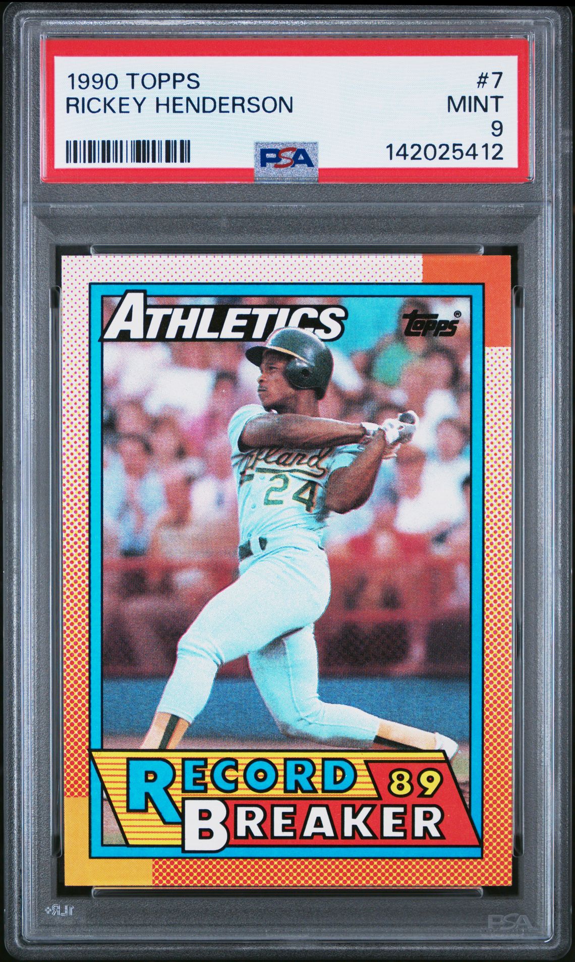 1990 Topps TOPPS #7 Rickey Henderson front
