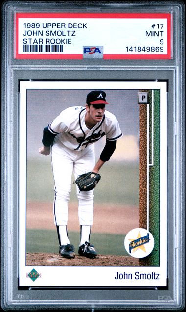 1989 Upper Deck Upper Deck Starrookie STAR ROOKIE #17 John Smoltz front