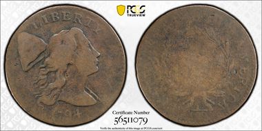 1794 1C Head of 1794 G6BN