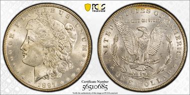 1897 $1 MS65