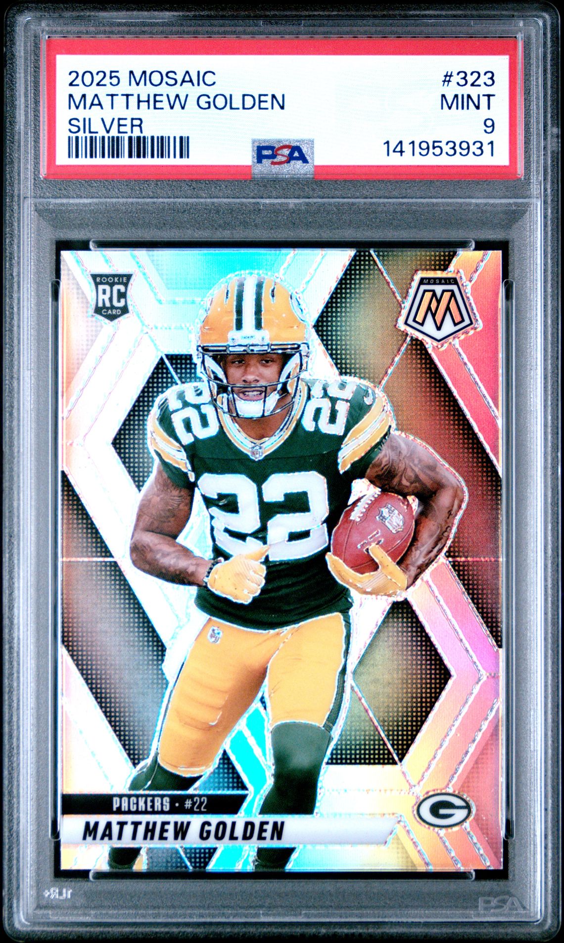 2025 Panini PANINI MOSAIC SILVER #323 Matthew Golden front