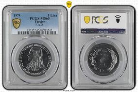 1979 5 Lira F.A.O. MS65