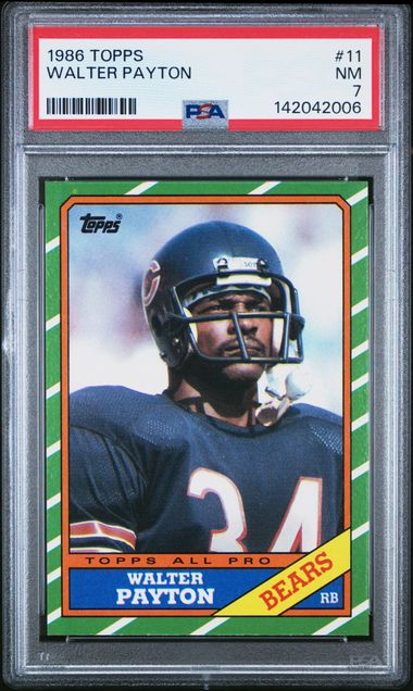 Topps Walter Payton front