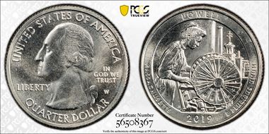 2019-W 25C Lowell NP MS66