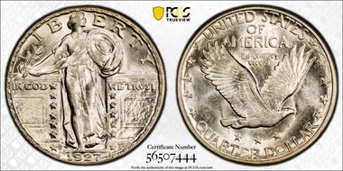 1927-D 25C AU58