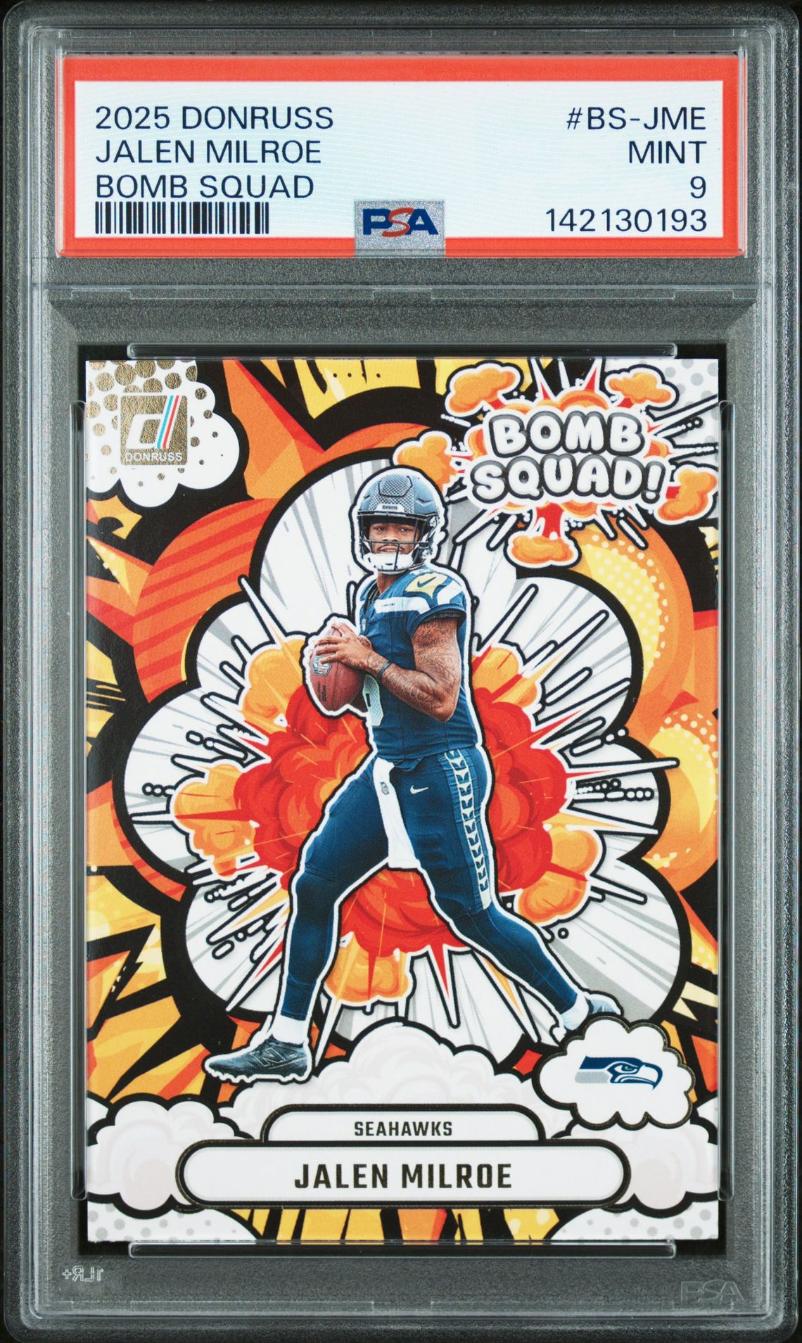 2025 Panini PANINI DONRUSS BOMB SQUAD #BS-JME Jalen Milroe front