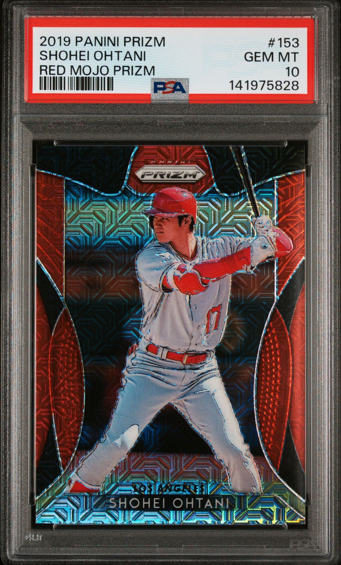 2019 Panini PANINI PRIZM RED MOJO PRIZM #153 Shohei Ohtani front