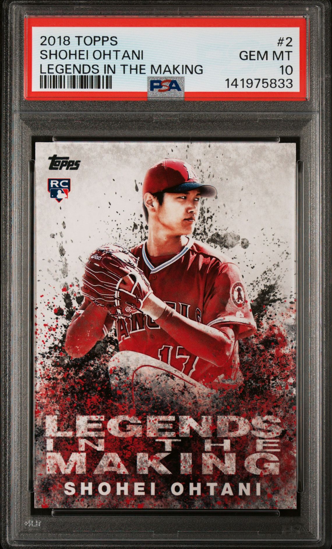 2018 Topps TOPPS LEGENDS IN THE MAKING #2 Shohei Ohtani front