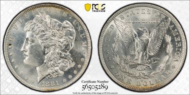 1881-O $1 N1