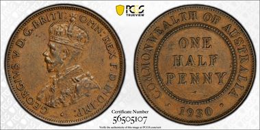 1930 1/2D AU58BN
