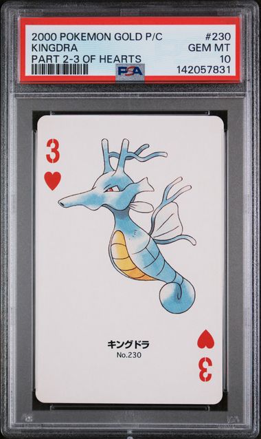 2000 Pokemon 3 OF HEARTS #230 Kingdra front