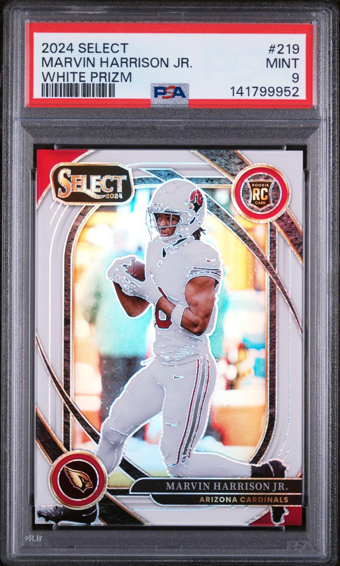 2024 Panini Select White #219 Marvin Harrison Jr. front