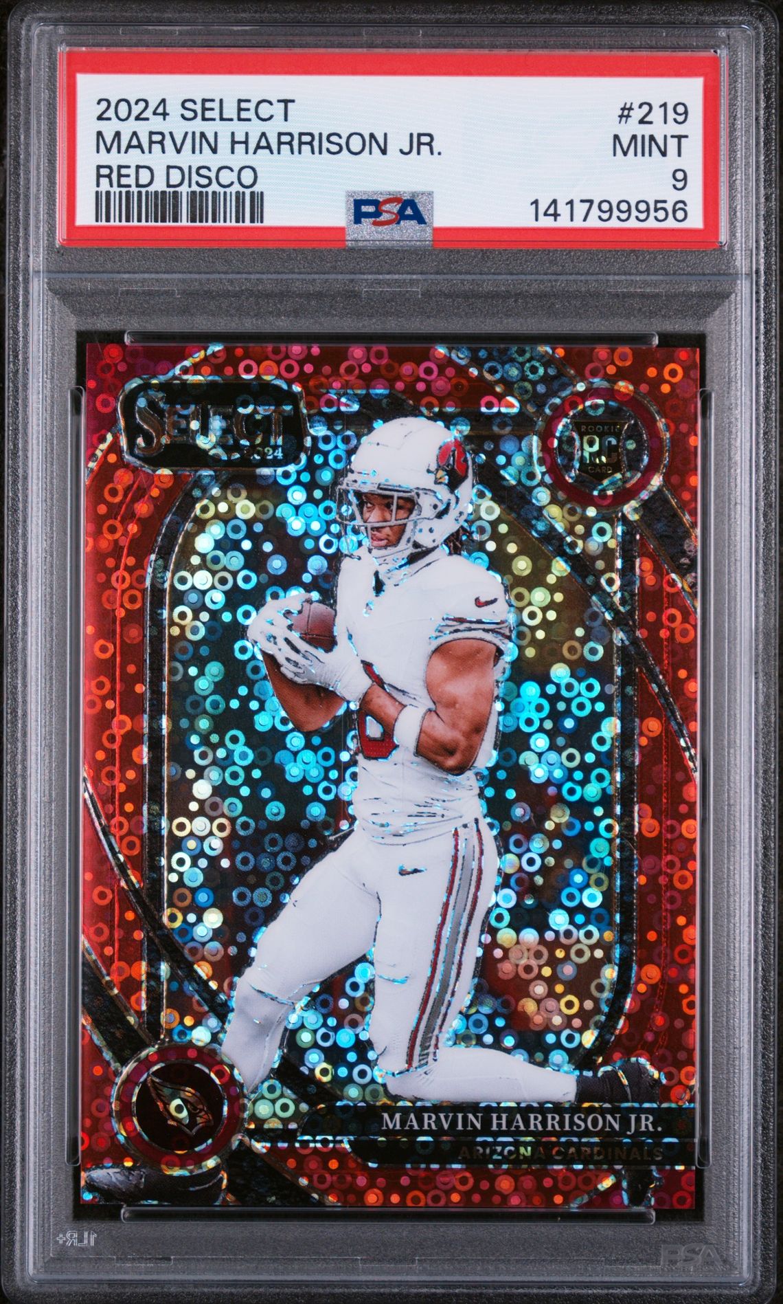 2024 Panini PANINI SELECT RED DISCO #219 Marvin Harrison Jr. front
