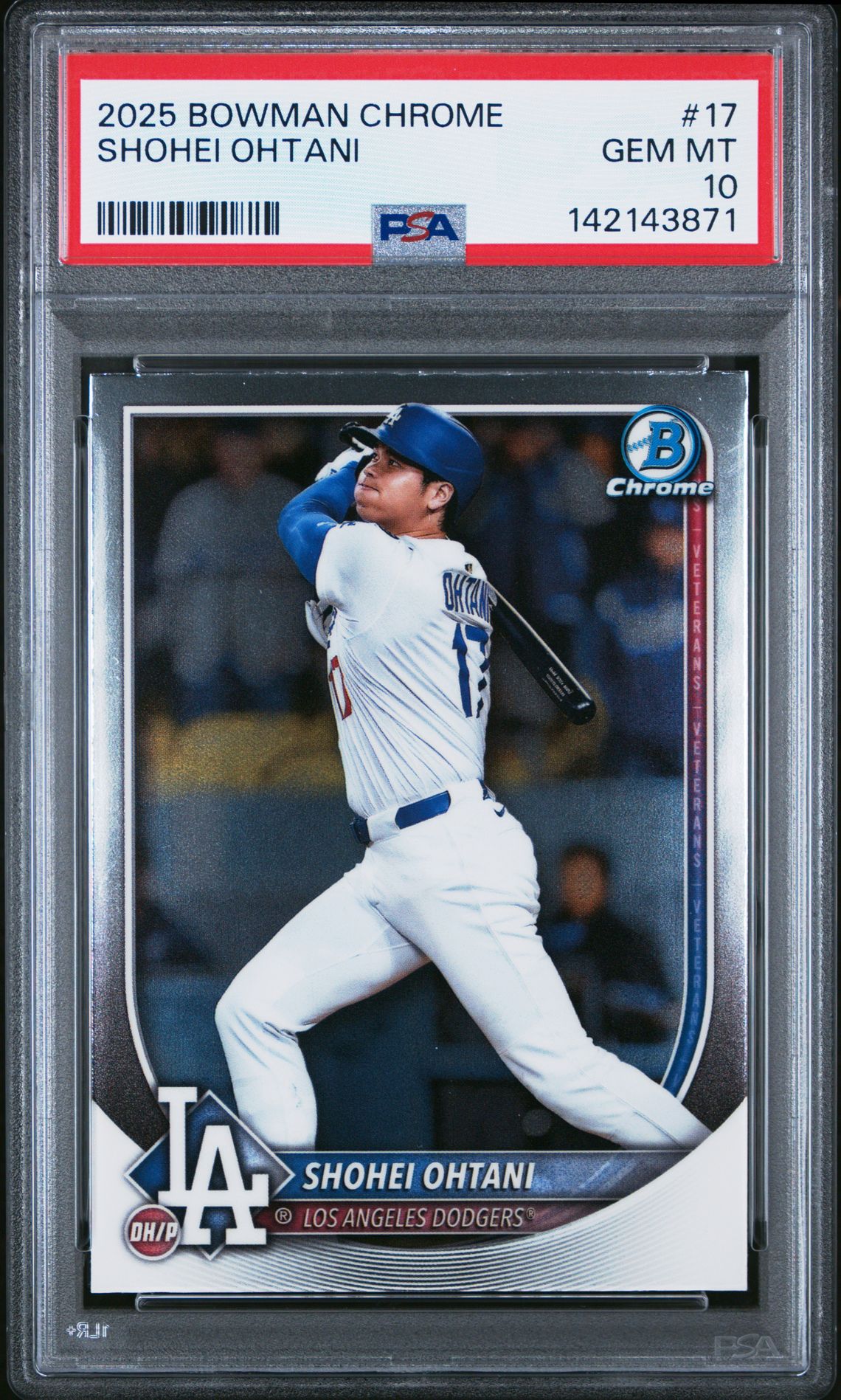2025 Bowman BOWMAN CHROME #17 Shohei Ohtani front