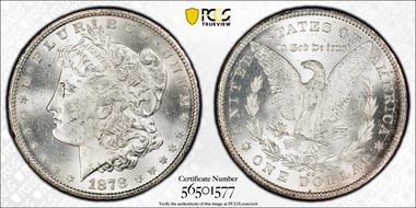 1878-CC $1 MS62