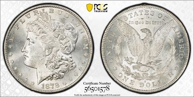 1878-S $1 MS64