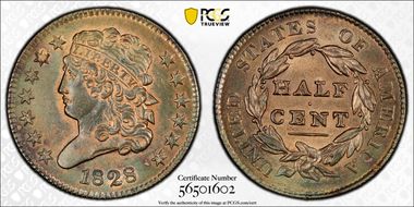 1828 1/2C 13 Stars N1BN