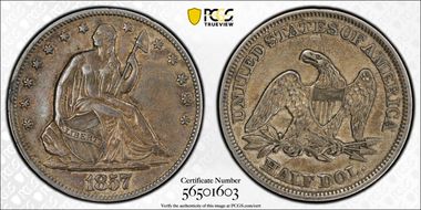1857 50C XF45