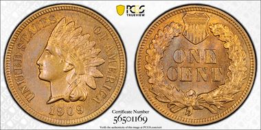 1909 1C Indian N1BN