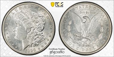 1898-S $1 AU53