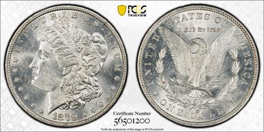 1879-O $1 AU58