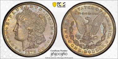 1878-S $1 MS63