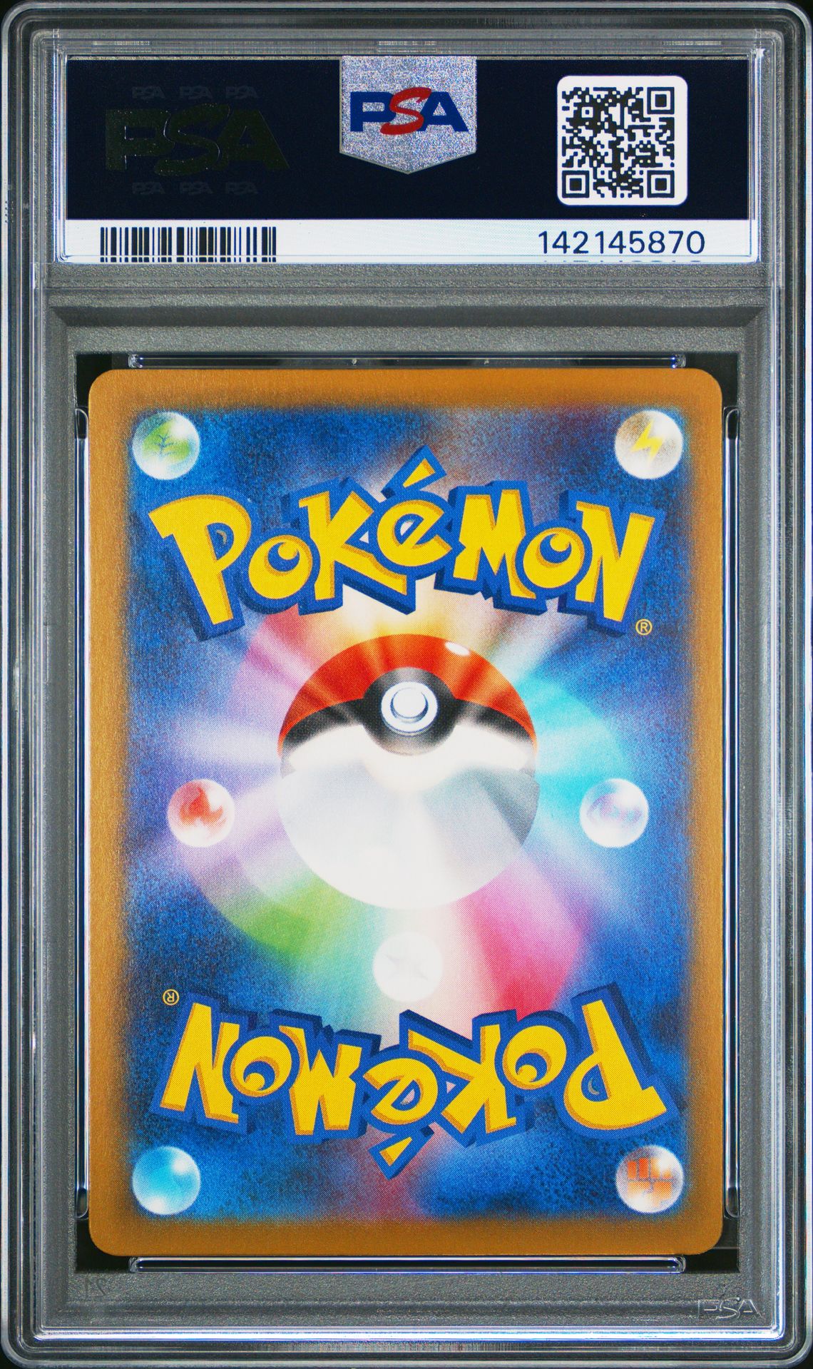2025 Pokemon Japanese M-P Promo Ralts #021 (Mcdonald's) Gem Mt 10 back view - PSA certificate #142145870