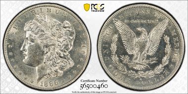 1886-S $1 AU53