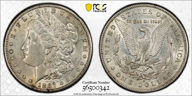 1897-S $1 AU50