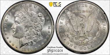 1884-CC $1 GSA Hoard MS64