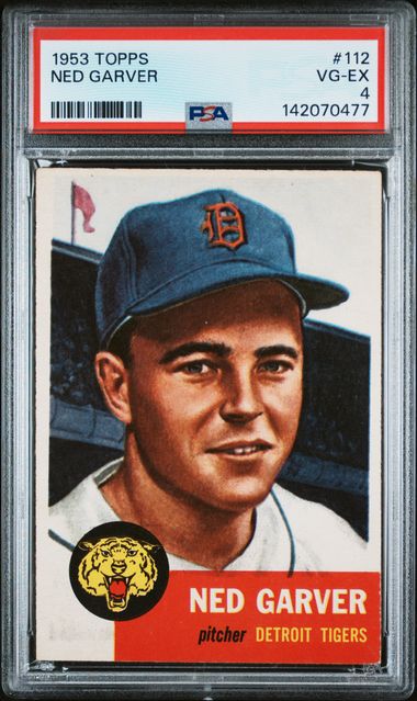 1963 Topps #112 Ned Garver front