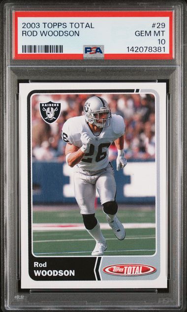 2003 Topps Topps Total #29 Rod Woodson front