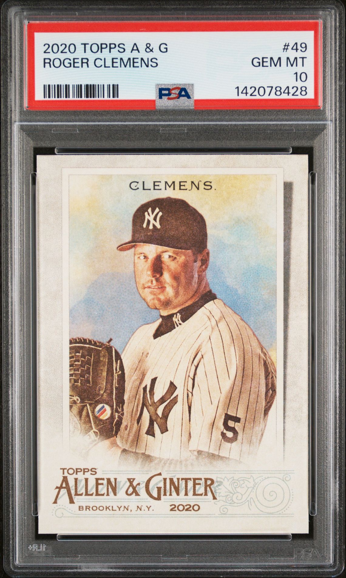 2020 Topps TOPPS ALLEN & GINTER #49 Roger Clemens front