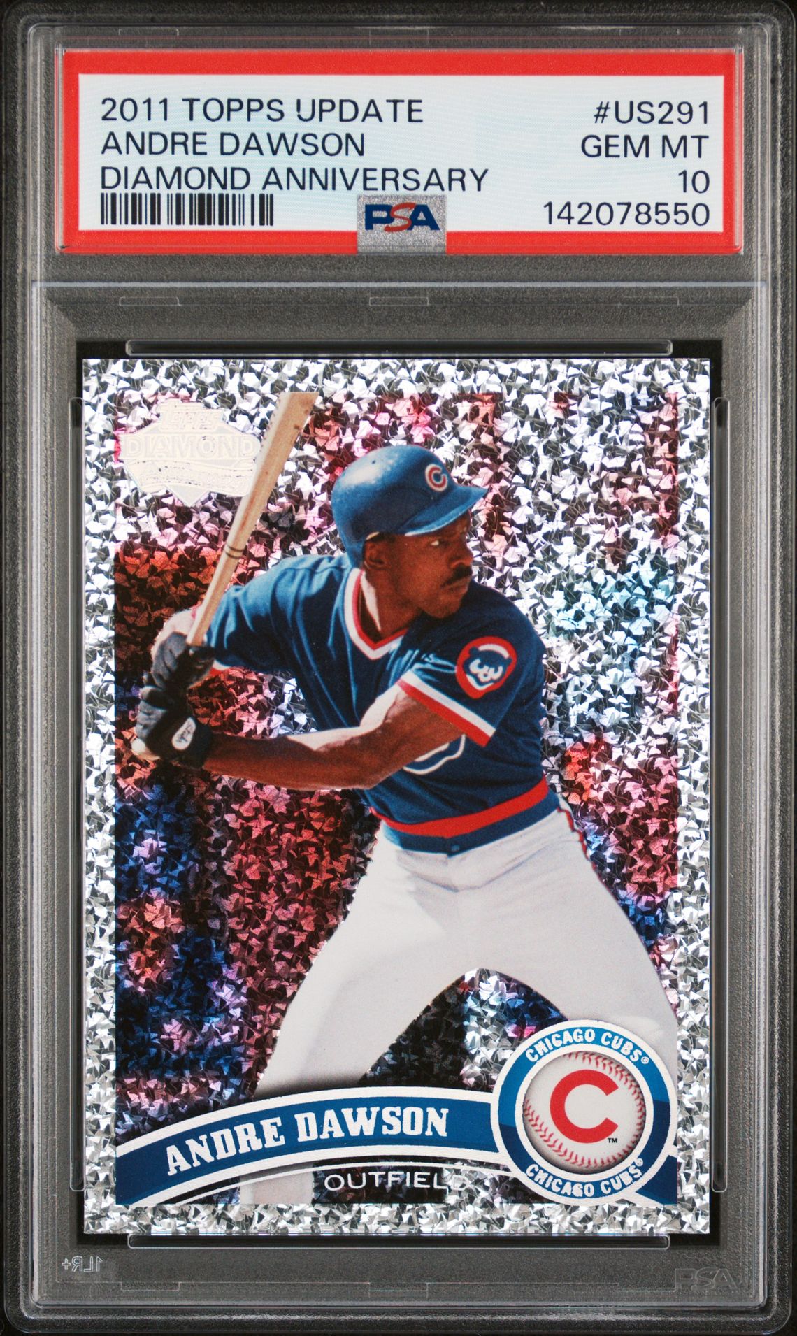2011 Topps TOPPS UPDATE DIAMOND ANNIVERSARY #US291 Andre Dawson front